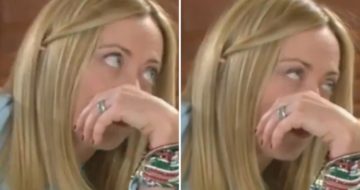 Giorgia Meloni, premijerka Italije, prevrtanje očima, G7/Prtsc