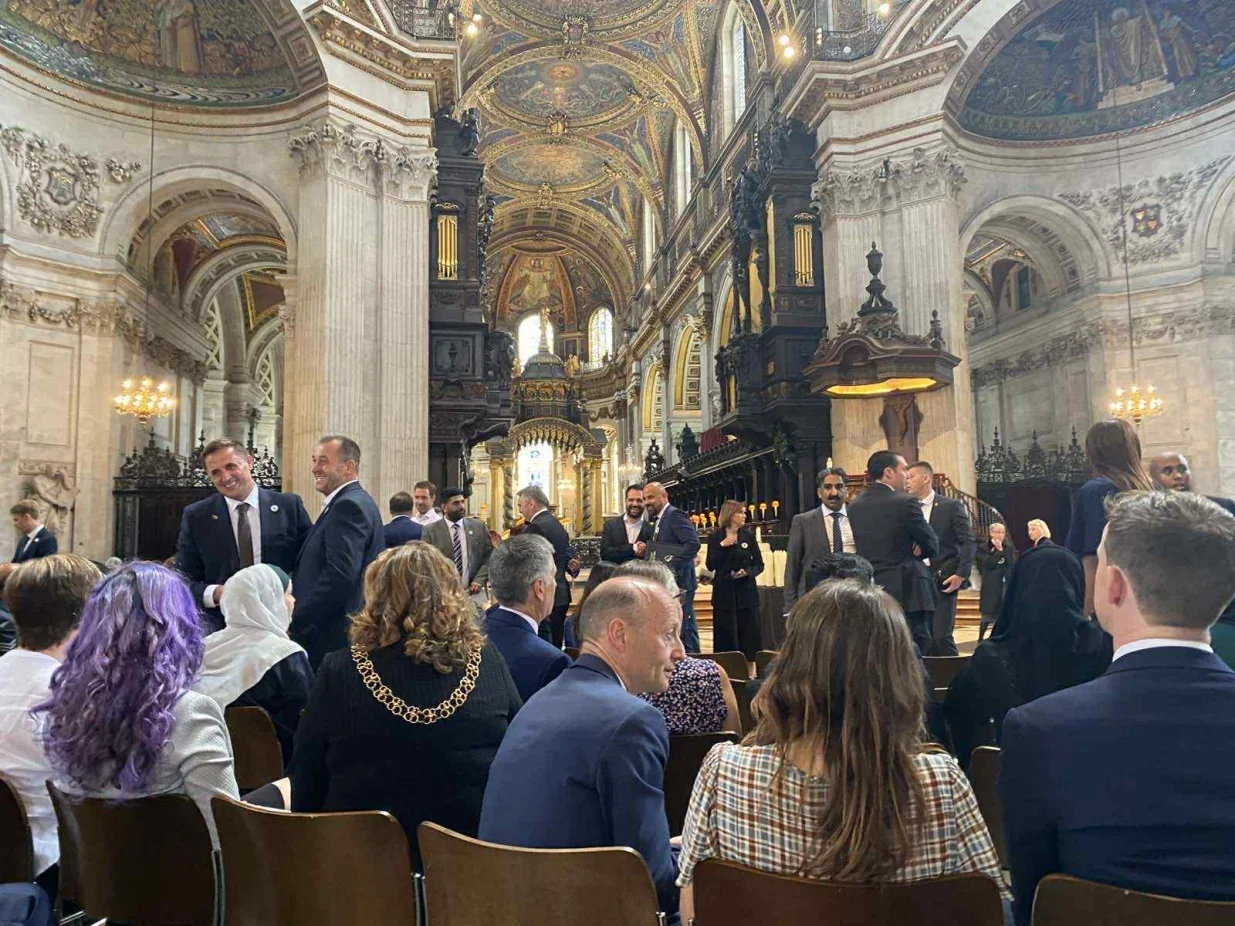 30. godišnjica genocida u Srebrenici, komemoracija u katedrali Sv. Pavla u Londonu; organizator: Remembering Srebrenica//