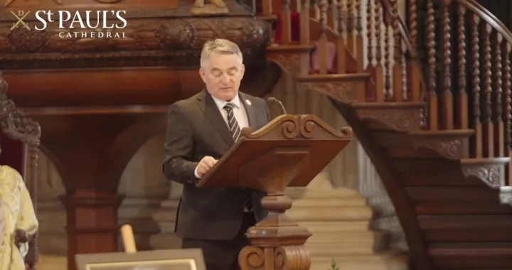 Željko Komšić, komemoracija u Londonu/Screenshot