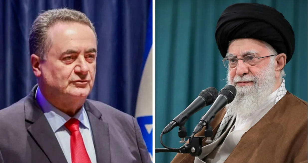 Israel Katz, Ali Khamenei//