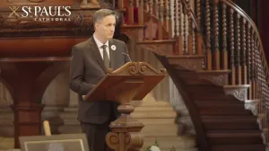 Denis Bećirović, komemoracija povodom 30. godišnjice genocida u Srebrenici u Londonu/Screenshot