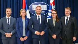 Draško Stanivuković i ambasadori nordijskih zemalja/