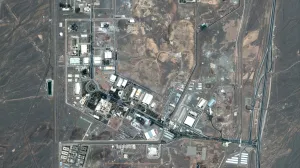 A satellite image shows the Natanz nuclear facility in Iran after airstrike in Iran in this handout image dated June 15, 2025. Maxar Technologies/Handout via REUTERS THIS IMAGE HAS BEEN SUPPLIED BY A THIRD PARTY. MANDATORY CREDIT. NO RESALES. NO ARCHIVES. MUST NOT OBSCURE LOGO/Maxar Technologies
