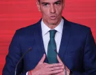 Spain's Prime Minister Pedro Sanchez, who is also a leader of the Socialist ruling party (PSOE), holds a press conference after a Socialist Party meeting following a senior official's alleged graft case at headquarters in Madrid, Spain June 16, 2025. REUTERS/Nacho Doce/Nacho Doce