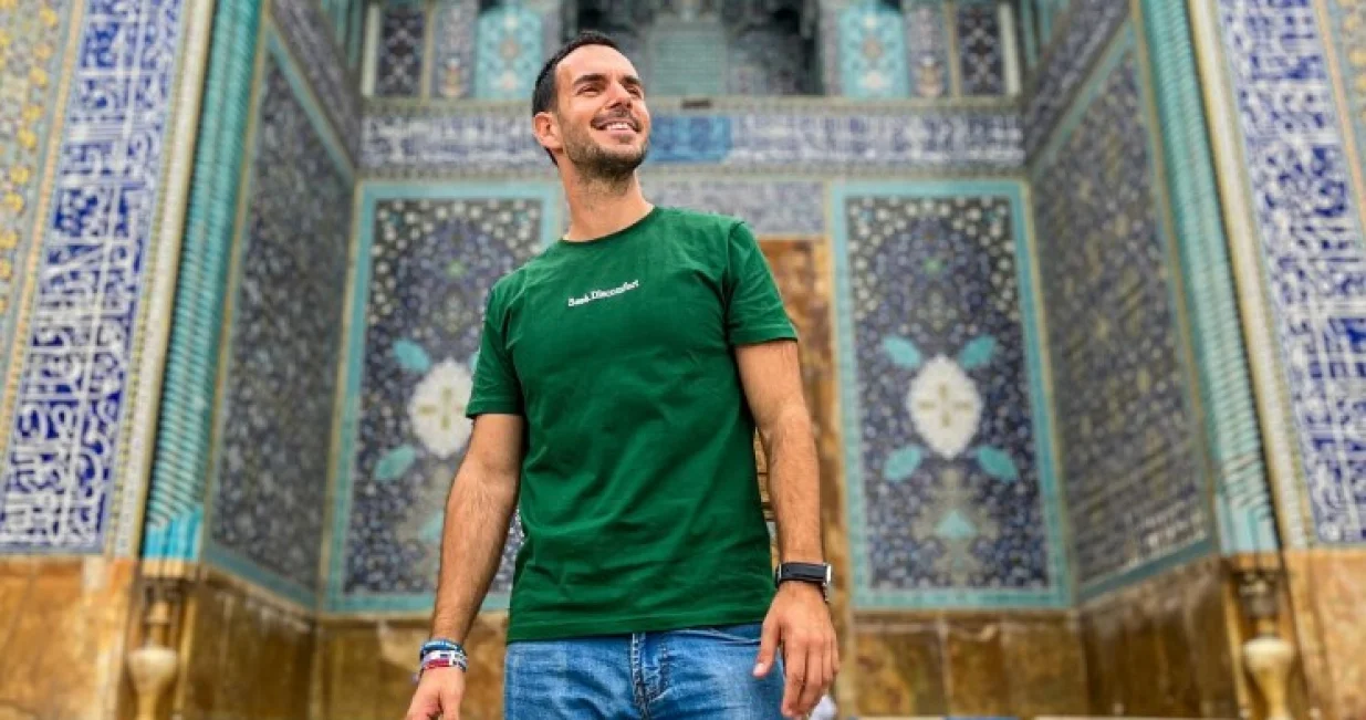 Robert Dacešin u Iranu/Instagram