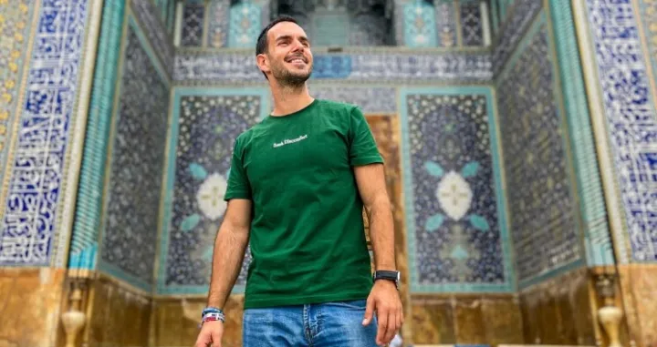 Robert Dacešin u Iranu/Instagram