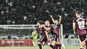FK Sarajevo - AktobeGiorgi GuliashviliAmar BeganovićMiomir ĐuričkovićNidal Čelik