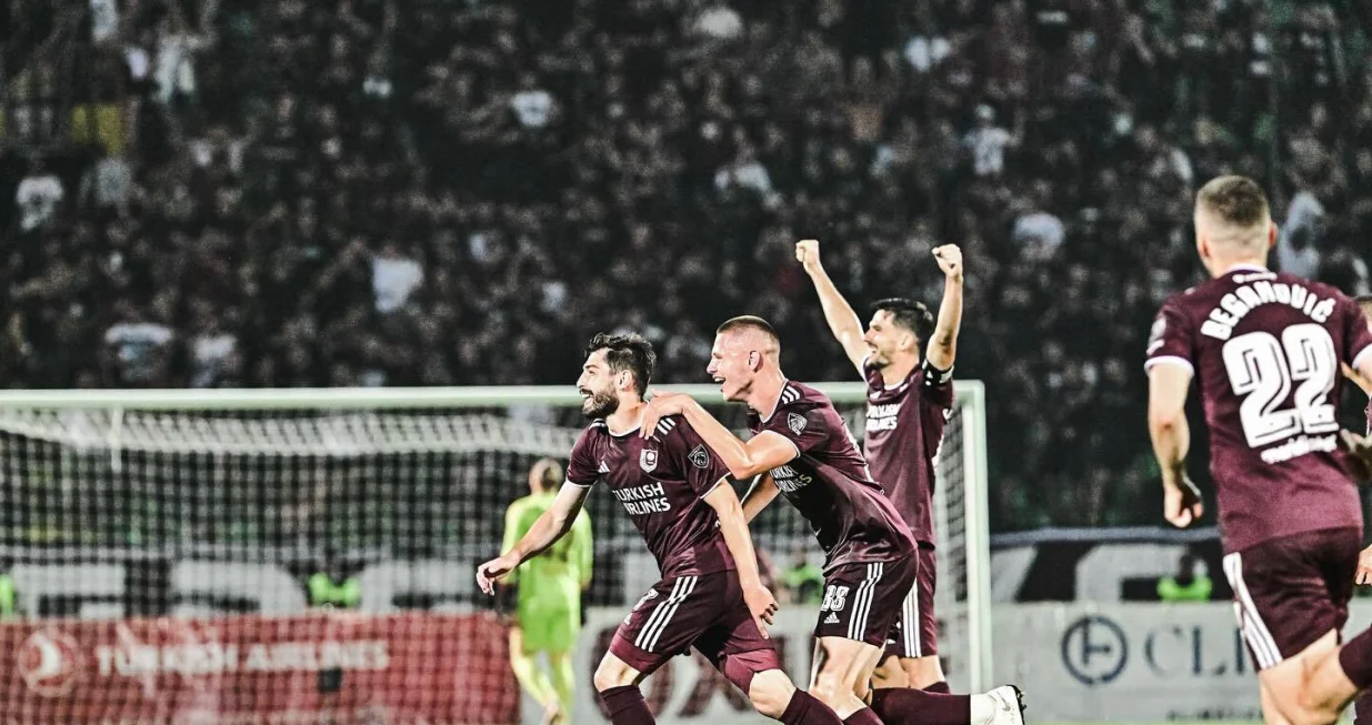 FK Sarajevo - AktobeGiorgi GuliashviliAmar BeganovićMiomir ĐuričkovićNidal Čelik