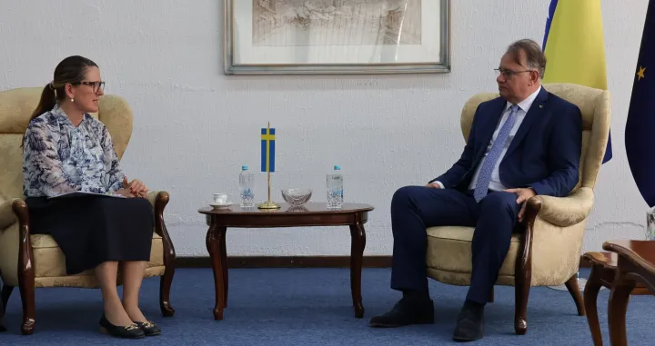 Nermin Nikšić sa Helenom Lagerlof/