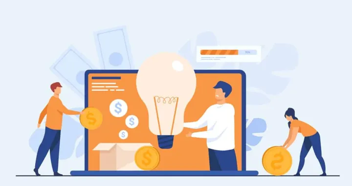 Biznis ideje ilustracija/