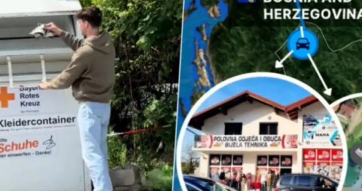 njemačka, influenser, patike, donacija, prodaja/Screenshot