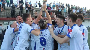 Juniori FK Slavija slave plasman u Premijer ligu (FOTO: Rade Šeslak)