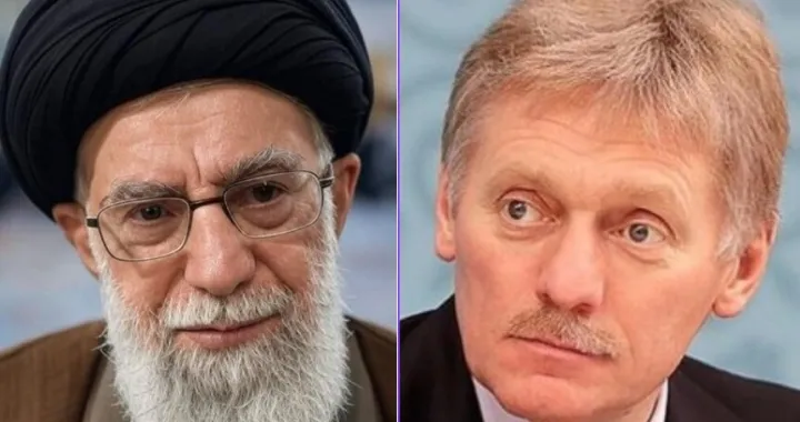 Ali Khmanei i Dmitrij Peskov/