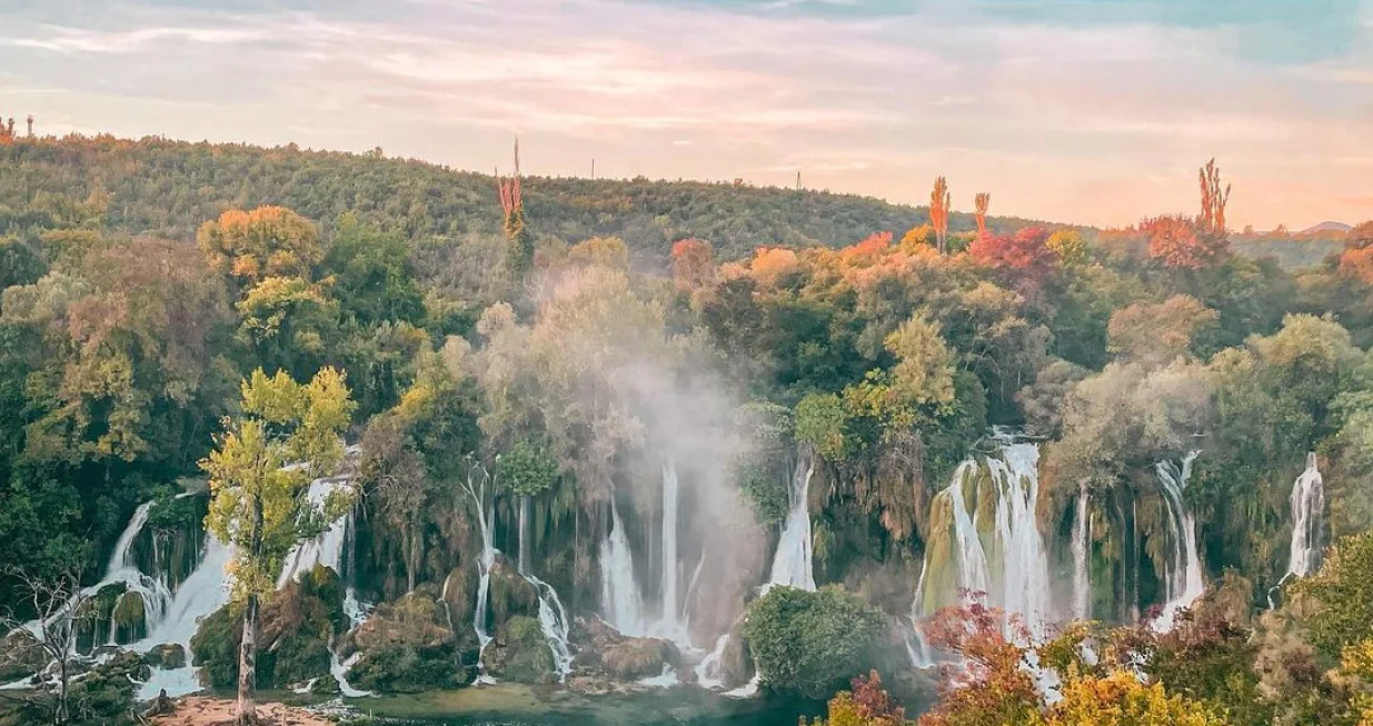 Robert Dacešin, vodopad Kravica/Instagram