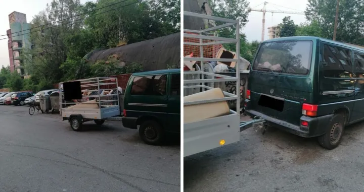 Odlaganje otpada usred naselja/Kjkp Rad 