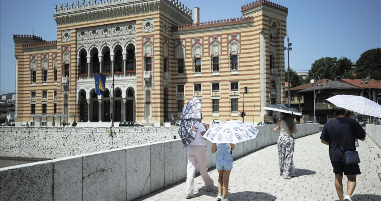 vrućina visoke temperature kišobrani Anadolija/Anadolija