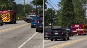 Policija na mjestu događaja/Printscreen/X.com//