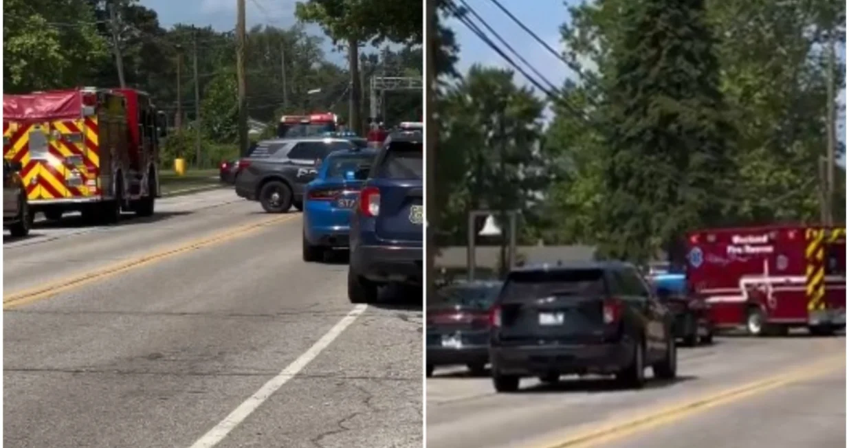 Policija na mjestu događaja/Printscreen/X.com//