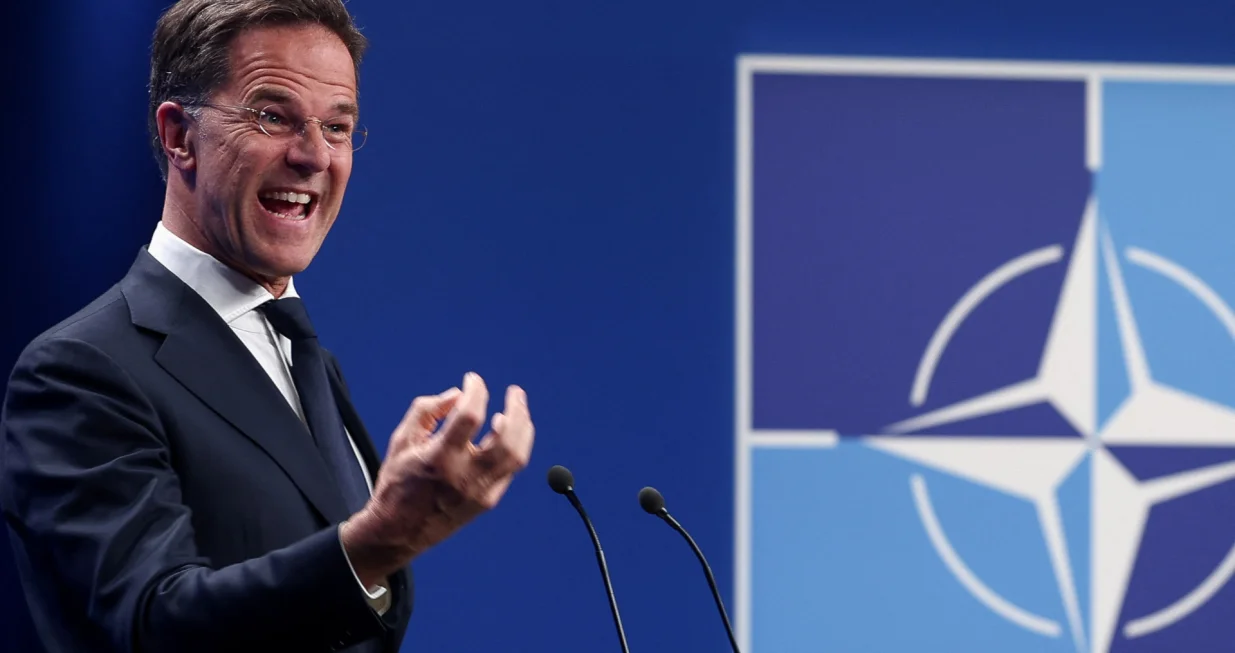 NATO Secretary General Mark Rutte holds a press conference ahead of a NATO summit, in The Hague, Netherlands June 23, 2025. REUTERS/Yves Herman/Yves Herman