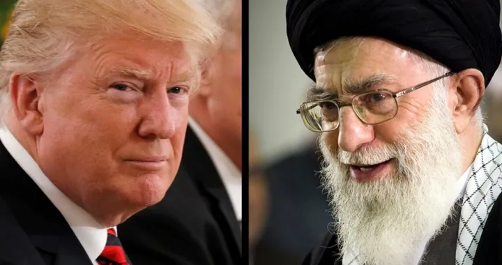 Donald Trump i Ali Khamnei/