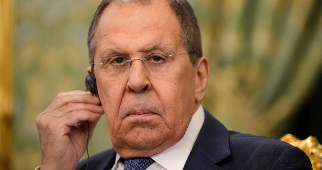 Russian Foreign Minister Sergei Lavrov attends the talks between Russian President Vladimir Putin and Interim President of the Republic of Mali Assimi Goita at the Grand Kremlin Palace in Moscow, Russia June 23, 2025. Pavel Bednyakov/Pool via REUTERS/Pavel Bednyakov