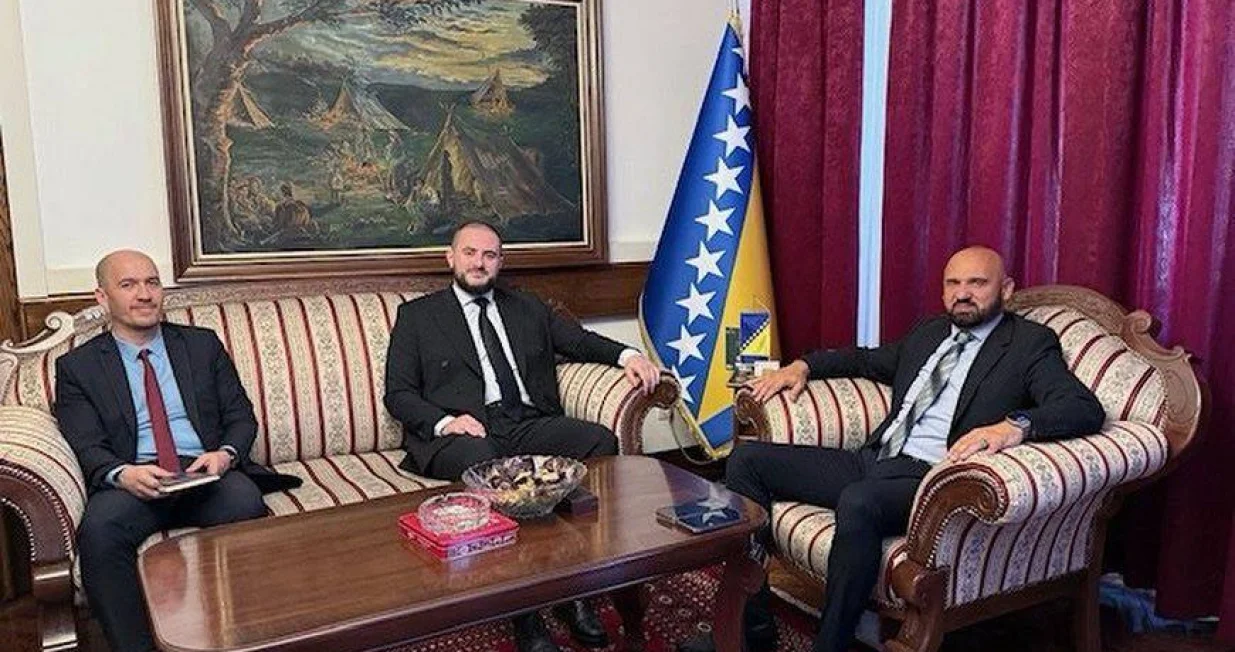 Ramo Isak i Usame Zukorlić na sastanku/Ramo Isak