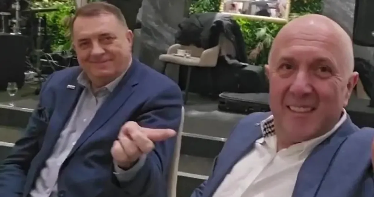 Gordan Pavlović i Milorad Dodik/