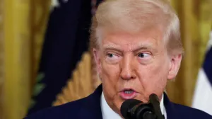 FILE PHOTO: U.S. President Donald Trump speaks before signing a resolution approved by Congress to rescind the EPA's 2023 approval of California's plans to require a rising number of zero-emission heavy-duty trucks, and another resolution on California's low-NOx, or low-nitrogen oxide, regulation for heavy-duty highway and off-road vehicles and engines, at the White House in Washington, D.C., U.S., June 12, 2025. REUTERS/Evelyn Hockstein/File Photo/Evelyn Hockstein