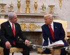 Benjamin Netanyahu i Donald Trump u Bijeloj kući//