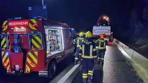 Saobraćajna nesreća, autoput, vatrogasci, Austrija/Freiwillige Feuerwehr Ybbs An Der Donau