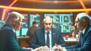 Vizual za kolumnu gojka berića, Svijetom vladaju luđaci/Benjamin Krnić