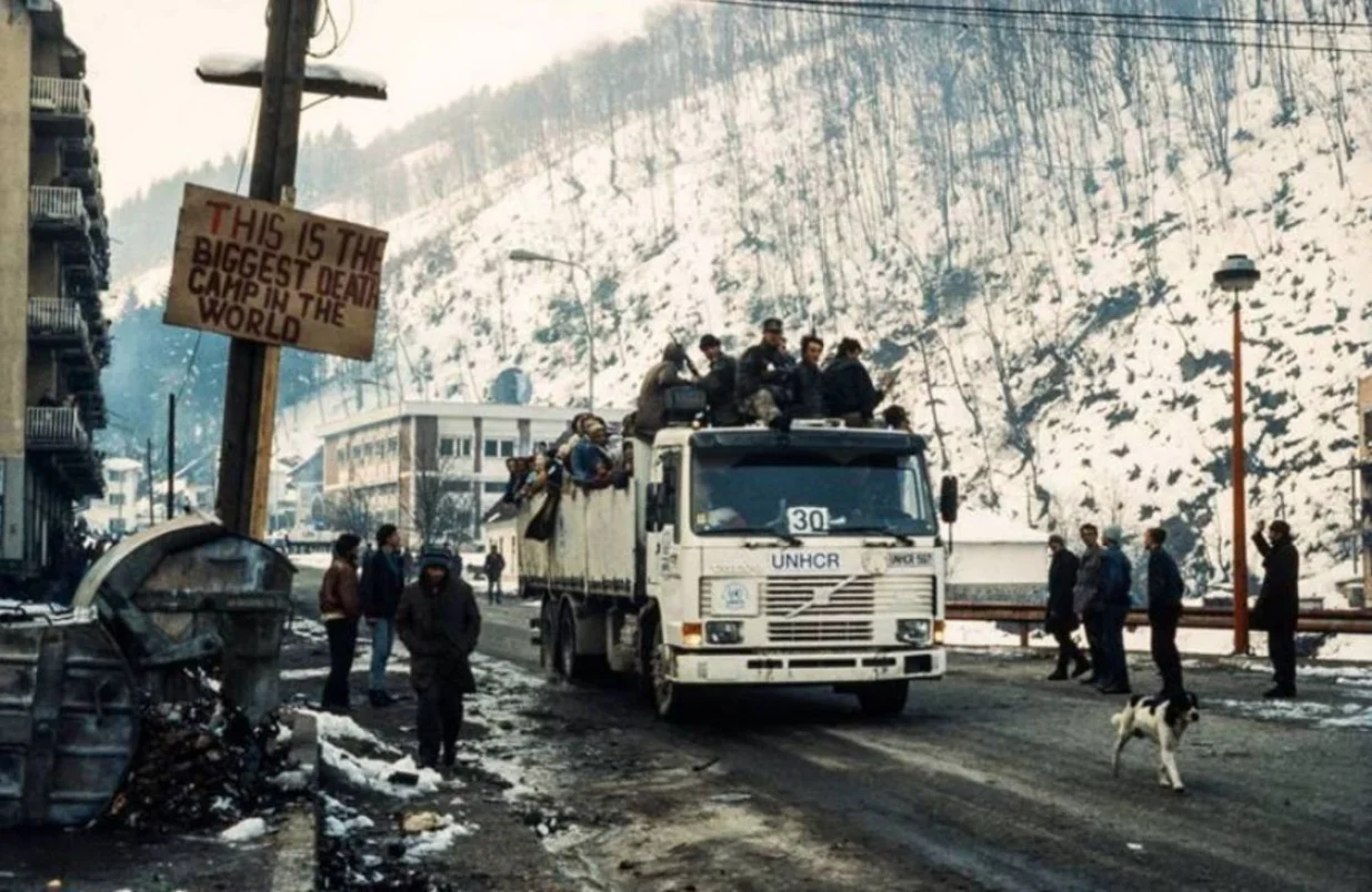 Srebrenica 1993. godine, rat, enklava, agresija na BiH, ratna slika/Philipp Von Recklinghausen