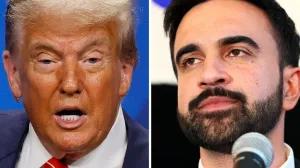 donald trump, zohran mamdani/Ilustracija