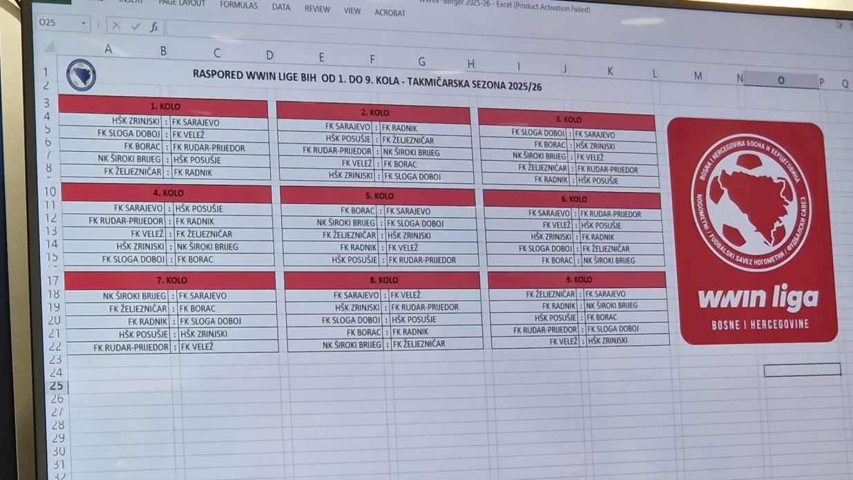 Žrijeb WWin lige BiH (FOTO: Senad Gubelić - Oslobođenje)