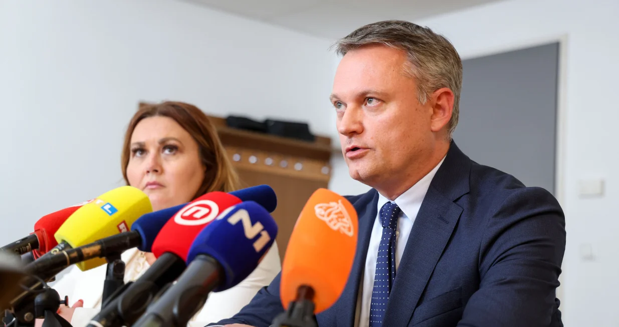 25.06.2025., Zagreb - Fran Borovecki ravnatelj KBC Rebro izjava za medije. Photo: Matija Habljak/PIXSELL/Matija Habljak/pixsell