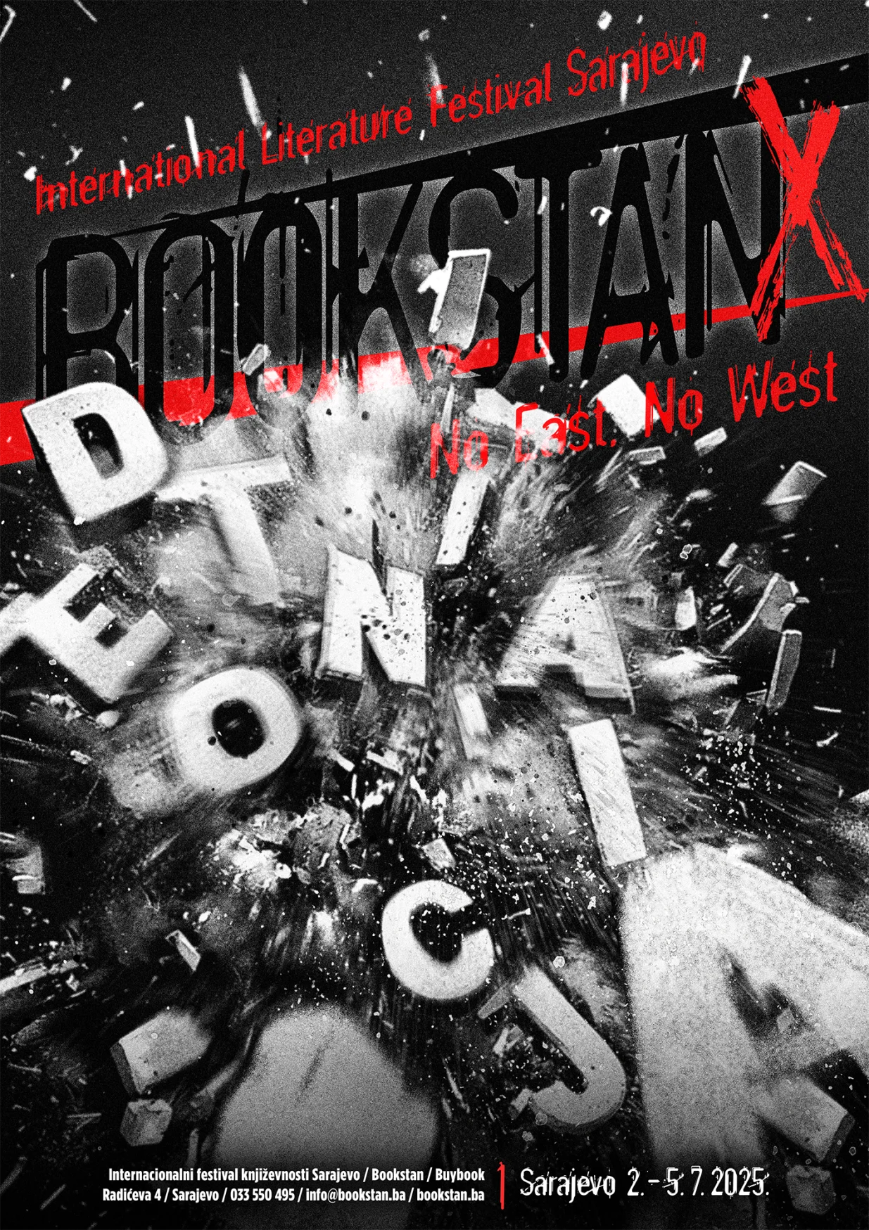 Plakat desetog izdanja Bookstana/