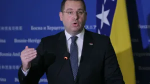 Pres-konferencija delegata u Domu naroda Parlamentarne skupštine BiH Radovan Kovačević/Senad Gubelić