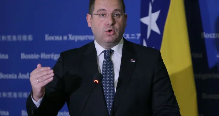 Pres-konferencija delegata u Domu naroda Parlamentarne skupštine BiH Radovan Kovačević/Senad Gubelić