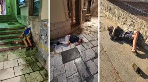 Turisti u Splitu spavaju nasred ulica/Getdirekt