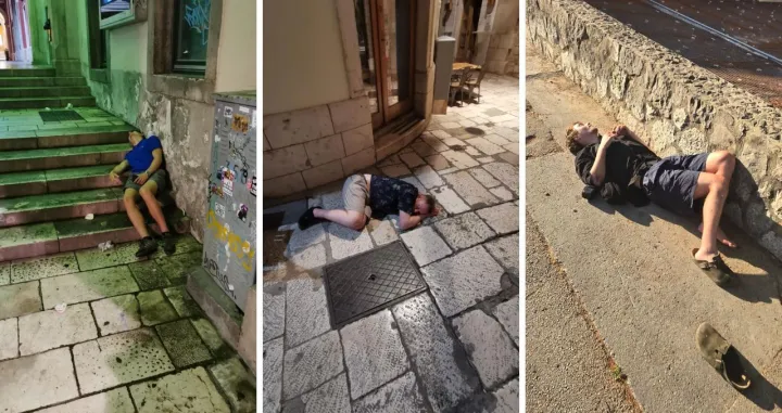 Turisti u Splitu spavaju nasred ulica/Getdirekt