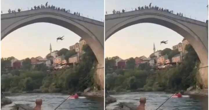 Objavljen snimak skoka/Printscreen/X.com//