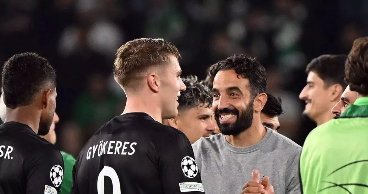 Viktor Gyokeres i Ruben Amorim dok su obojica bila u Sportingu (FOTO: X)