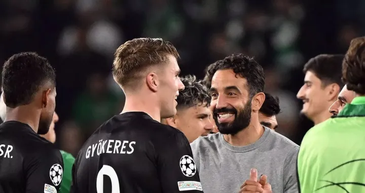 Viktor Gyokeres i Ruben Amorim dok su obojica bila u Sportingu (FOTO: X)