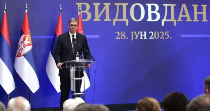 aleksandar vučić odlikovanja povodom vidovdana Screenshot/Screenshot