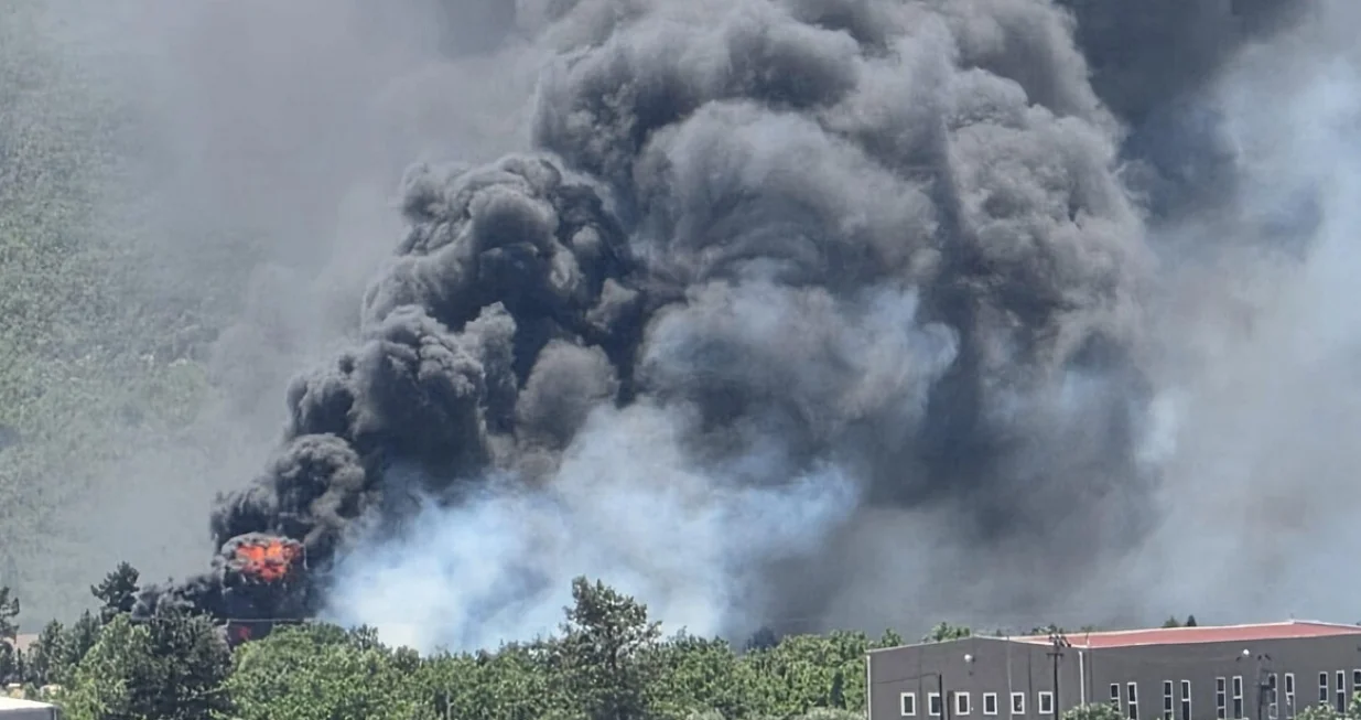 požar u hercegovini, ljubuški, vjetar otežava gašenje/Facebook