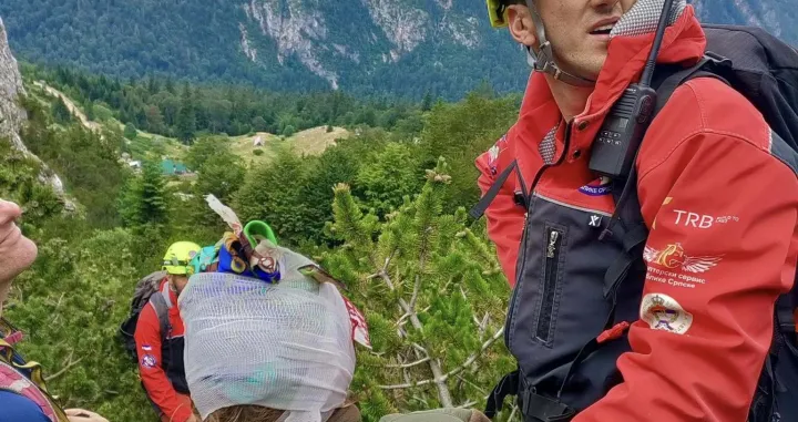 Spašavanje Slovenke na Magliću/Gss Foča