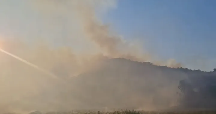 Požar na brdu Humac iznad Trebinja/Atv