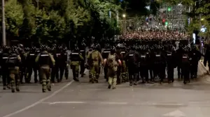 Stampedo Žandarmerije prema građanima/