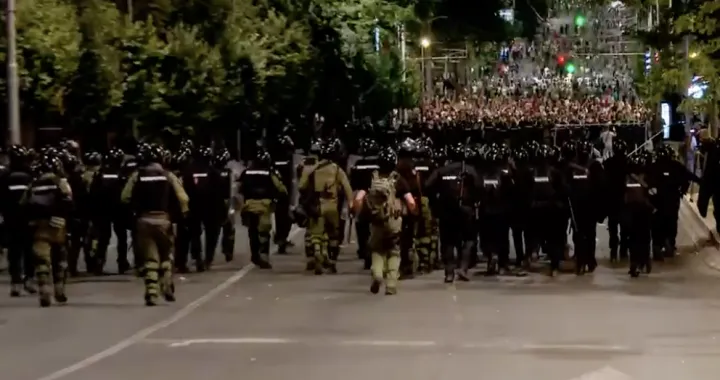 Stampedo Žandarmerije prema građanima/