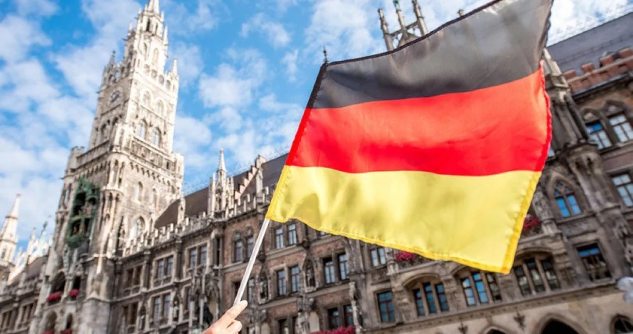 Njemačka zastava, ilustracija/